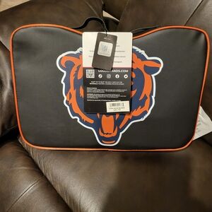 NFL Black and Orange Cushion with Bear Logo